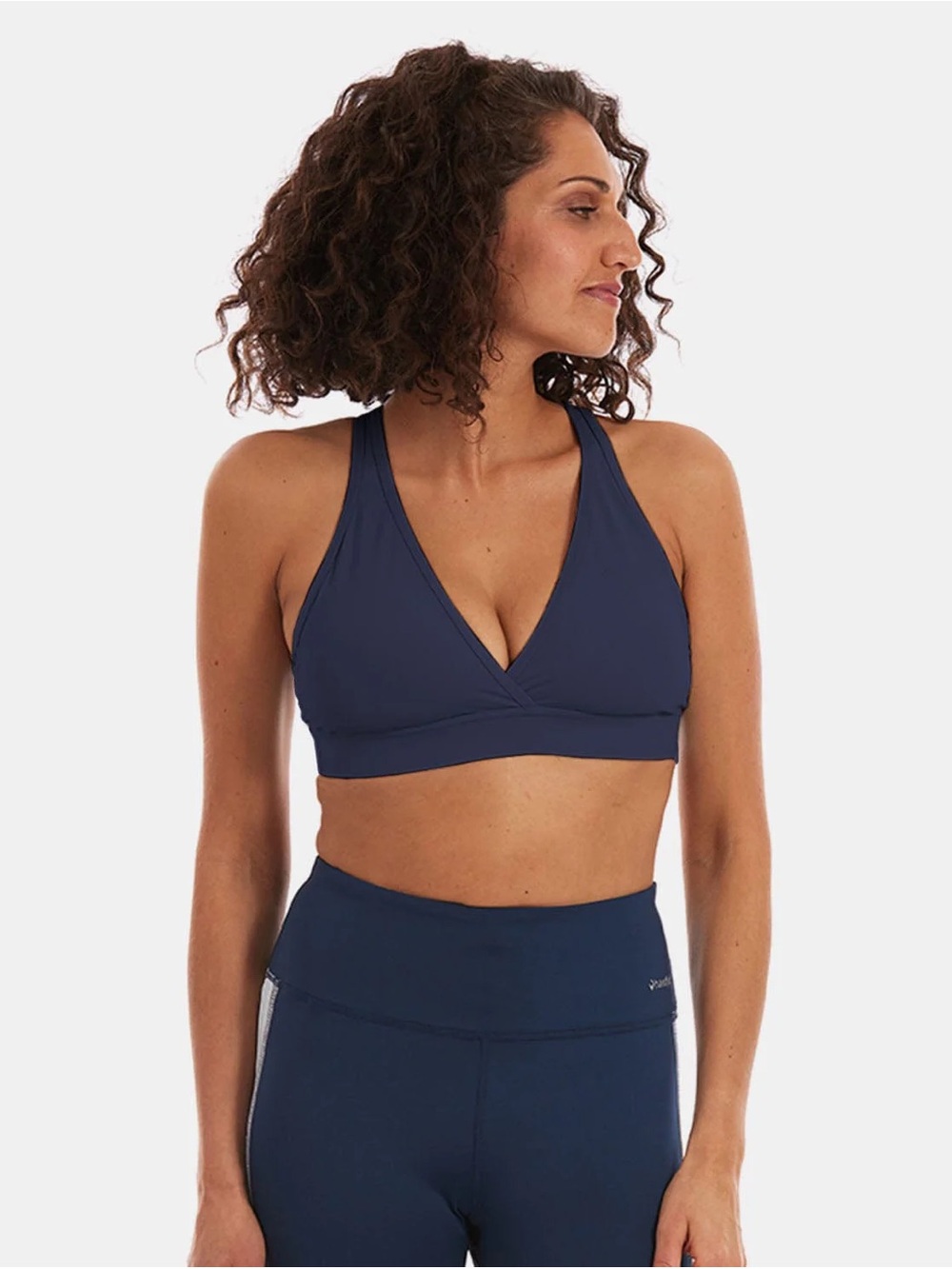 Handful FAV Sports Bra in Navy | Size Medium - Picture 1 of 6